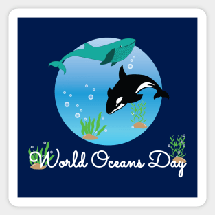 World Oceans Day Sticker